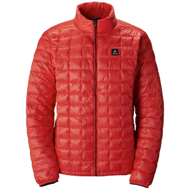 Men's stylish shell jacket-Jones Ultra Re-Up Down Recycled Jacket Red