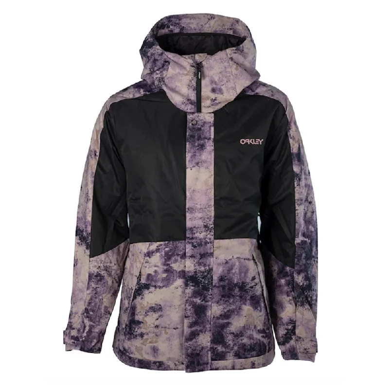 Men's warm suede jacket-Oakley Range RC 2.0 Jacket Oxidation Print Lilac