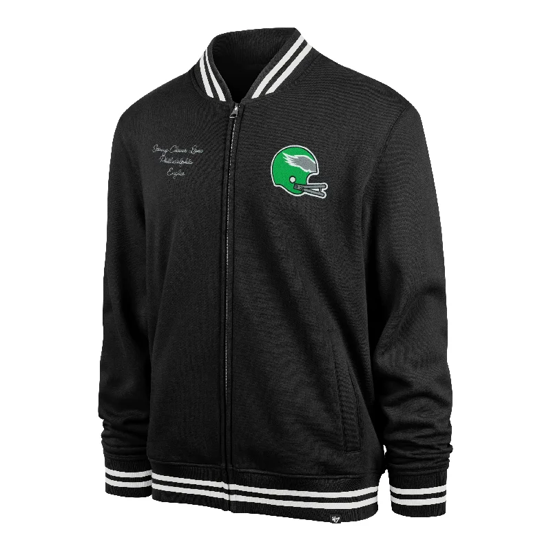 Men's waterproof shell jacket-PHILADELPHIA EAGLES STONEY CLOVER LANE X '47 TRACK JACKET