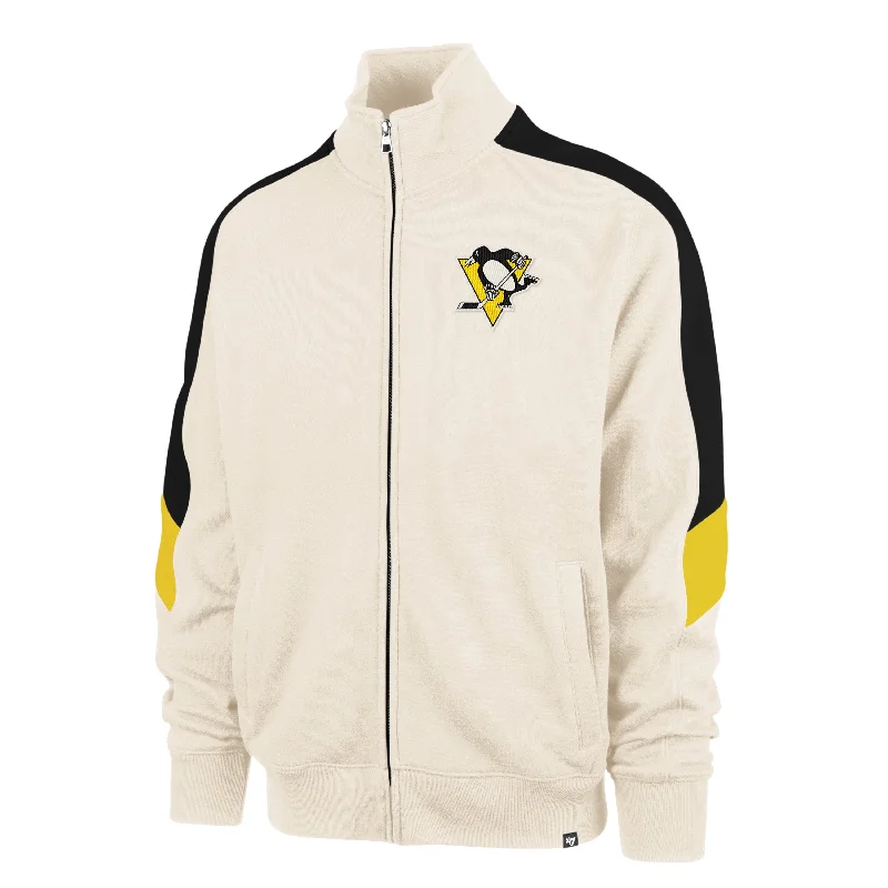 Men's soft barn jacket-PITTSBURGH PENGUINS LC '47 SHOOT OUT TRACK JACKET