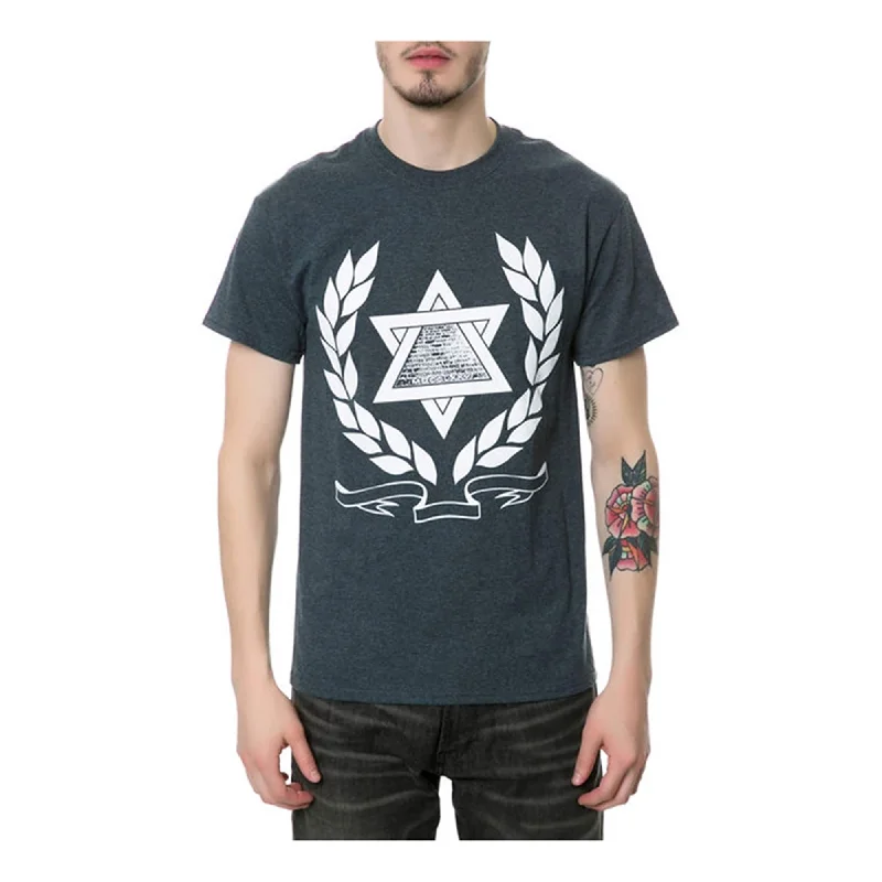 Men's short-sleeve minimalist graphic tee-Black Scale Mens The Egyptian Star Graphic T-Shirt