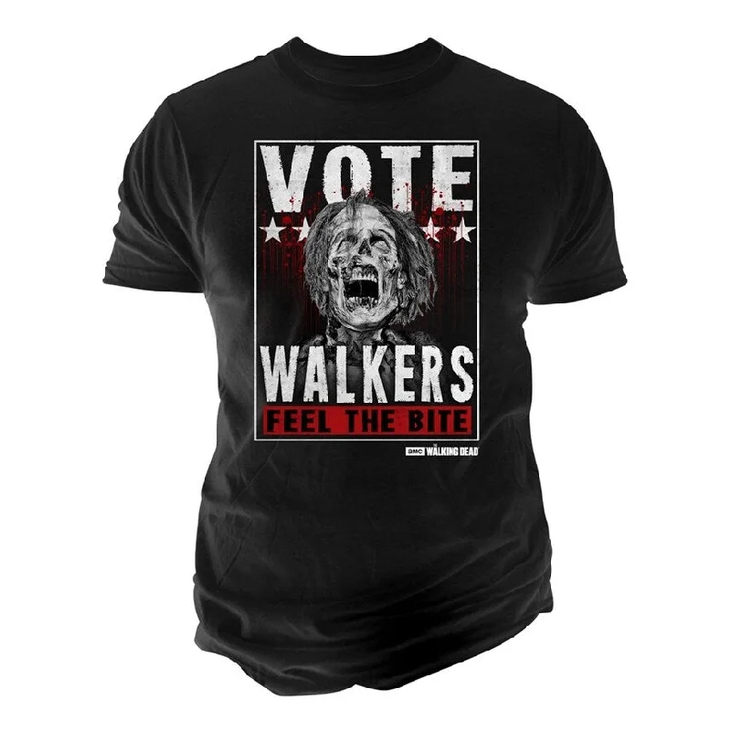 Men's short-sleeve bamboo fabric top-Changes Mens Vote Walkers Graphic T-Shirt