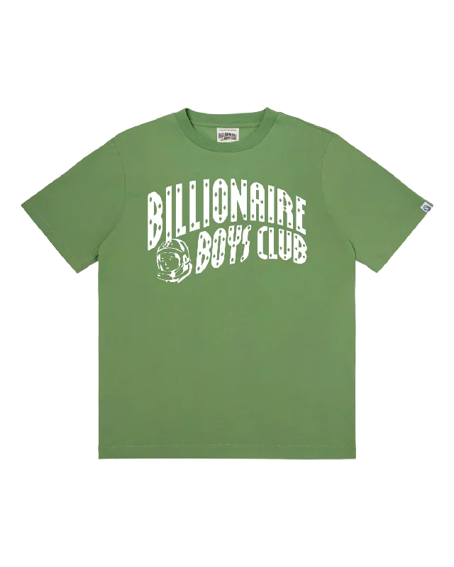 Men's short-sleeve soft bamboo shirt-Classic Curve Logo Tee