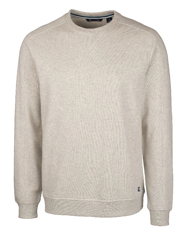 Men's thick merino pullover-Cutter & Buck Saturday Cotton Blend Mens Crew Neck Sweatshirt