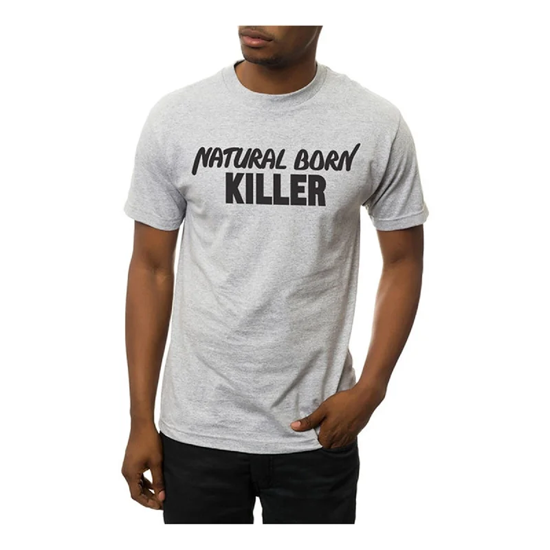 Men's short-sleeve textured stripe top-Dope Mens The Killer Graphic T-Shirt