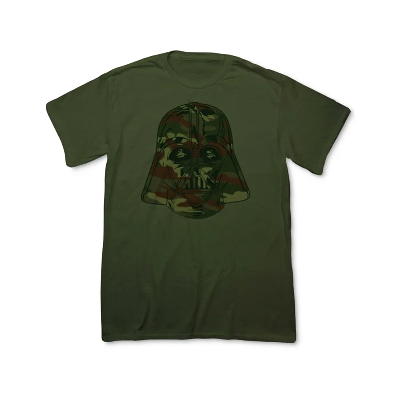 Men's short-sleeve tropical stripe shirt-Fifth Sun Mens Camo Vader Graphic T-Shirt, Green, Small