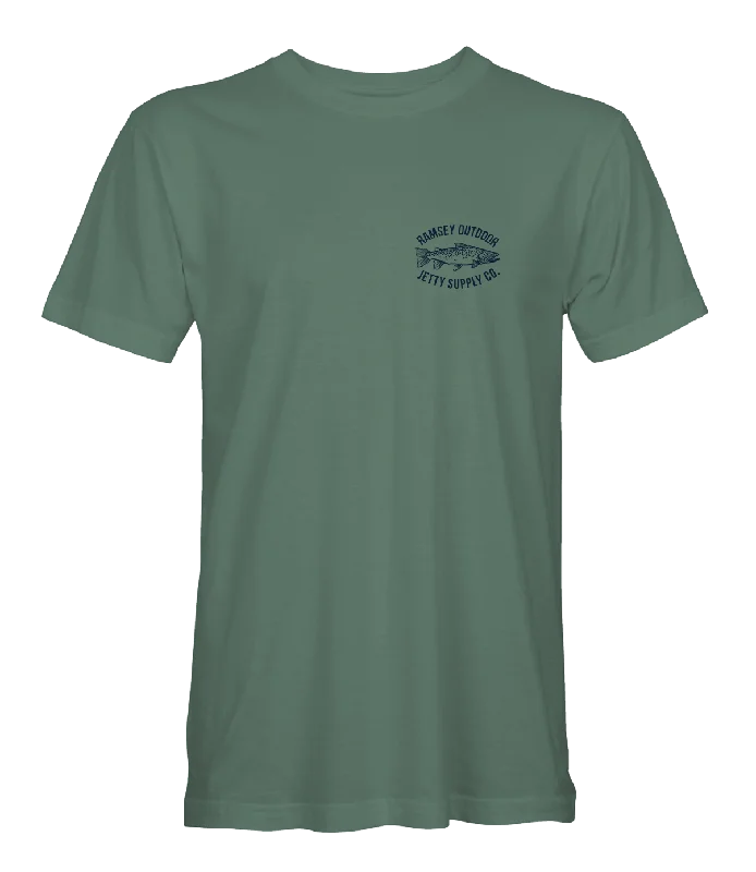 Men's short-sleeve casual ribbed shirt-Jetty X Ramsey Outdoor - Trout Tee