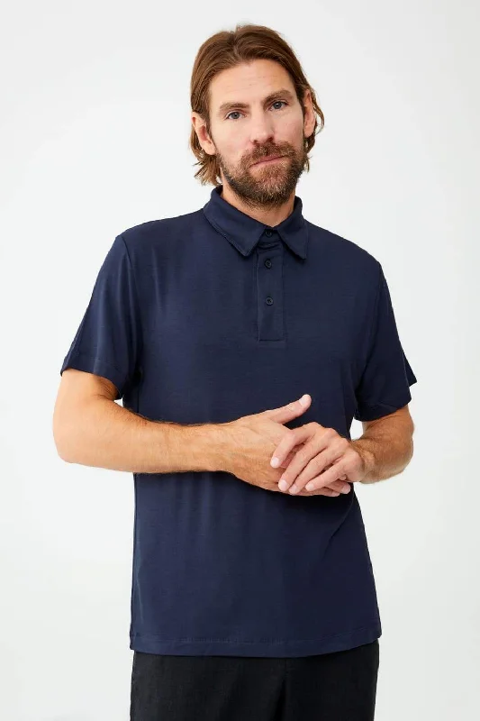 Men's short-sleeve breathable pattern shirt-Polo Shirt