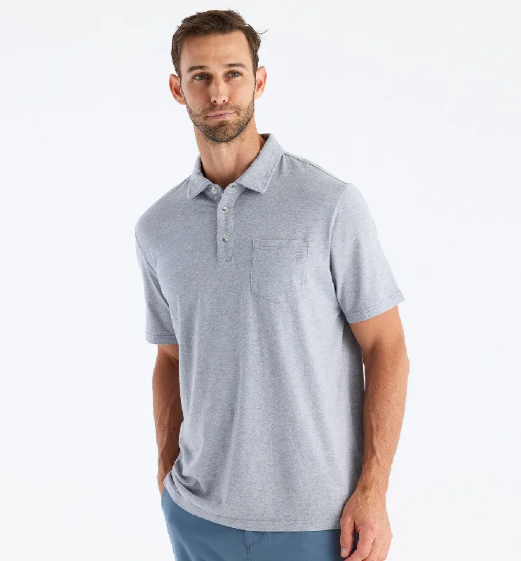 Men's short-sleeve lightweight pattern top-Men`s Bamboo Heritage Polo