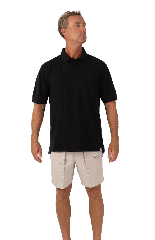 Men's short-sleeve breathable pattern shirt-Men`s Perfect Pique Polo