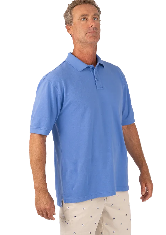 Men's short-sleeve rugged tropical top-Men`s Perfect Pique Polo