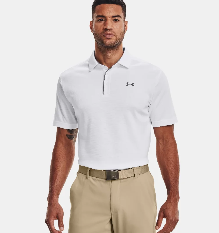 Men's short-sleeve textured logo tee-Men`s UA Tech Polo Shirt