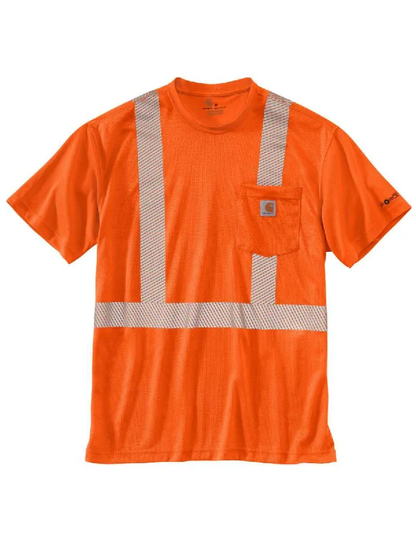 Men's short-sleeve quick-dry polo-Men's Force High-Visibility Short-Sleeve Class 2 T-Shirt