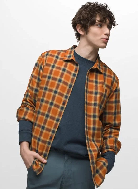 Men's short-sleeve subtle stripe top-Men's Los Feliz Flannel Shirt