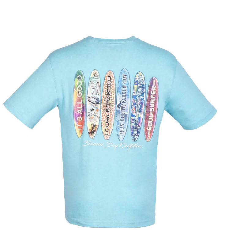 Men's short-sleeve lightweight faded tee-Men's Stoked Short Sleeve Graphic Tee