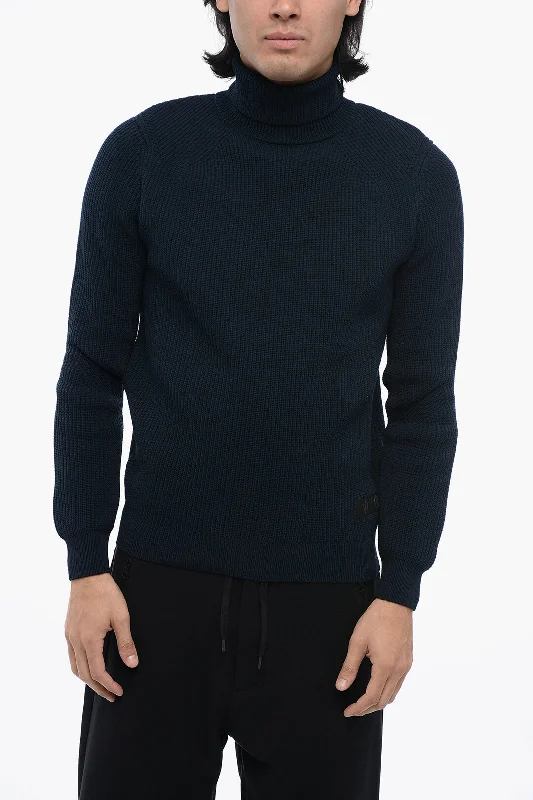 Men's thick merino pullover-North Sails North Sails X Maserati Solid Color Ribbed Crew-Neck Sweater S Standard Size