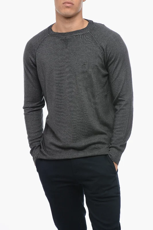 Men's lightweight mock sweater-North Sails Wool Crewneck Sweater