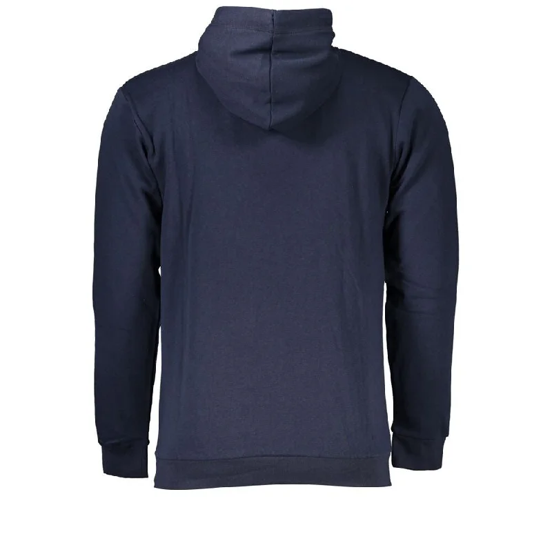 Men's luxury cable sweater-Sergio Tacchini Blue Cotton Men's Sweater