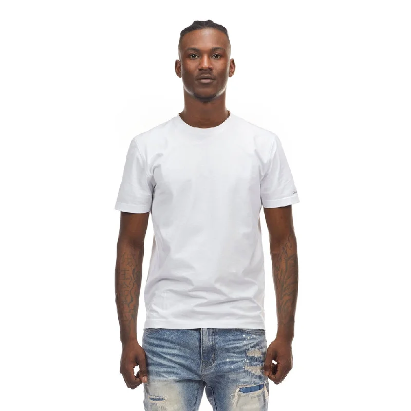 Men's short-sleeve anti-sweat top-Smoke Rise Essential Tee - White