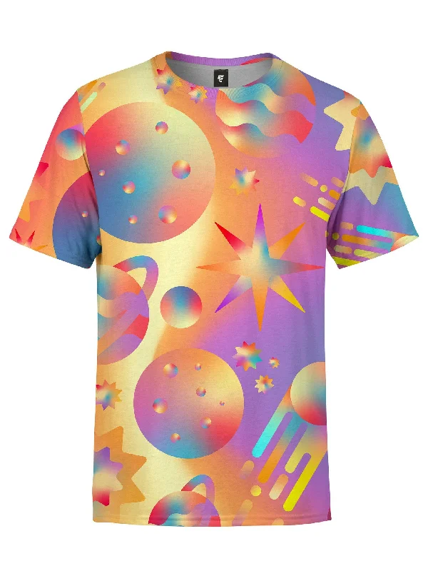 Men's short-sleeve tropical vibe tee-Space Gushers Unisex Crew