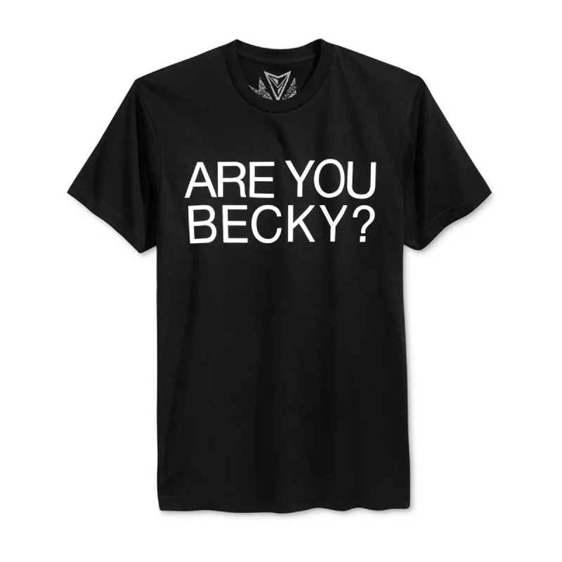 Men's short-sleeve anti-odor shirt-Univibe Mens Are You Becky? Graphic T-Shirt