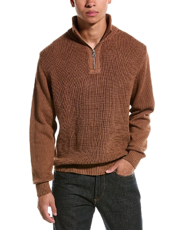 Men's slim merino sweater-WEATHERPROOF VINTAGE Textured Pullover