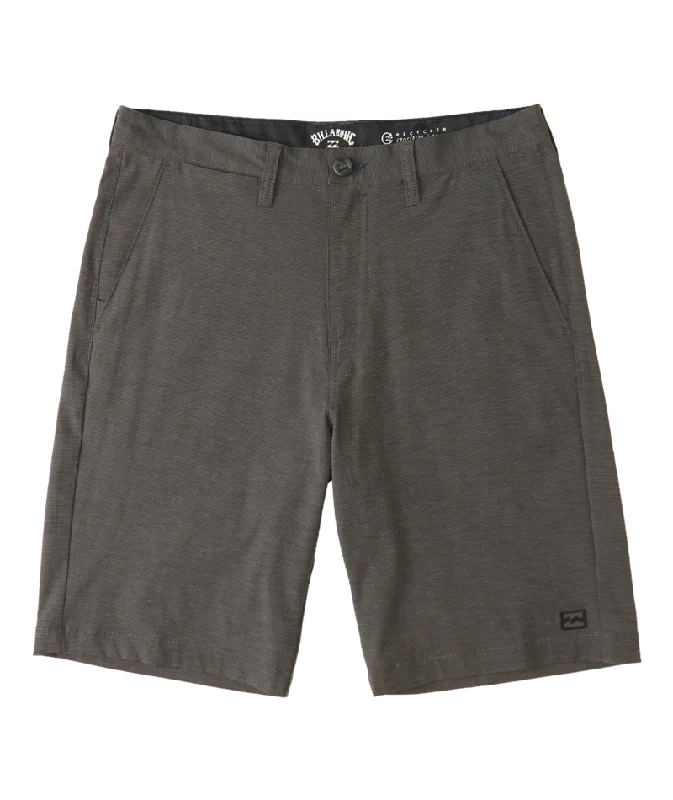 Men's durable twill trousers-Billabong Crossfire Shorts-Asphalt