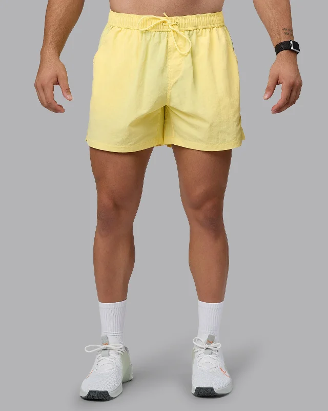 Men's trendy travel pants-Classic 5" Shorts - Lemon