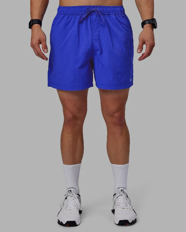 Men's classic linen pants-Classic 5" Shorts - Power Cobalt