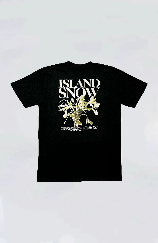 Men's short-sleeve bright pattern top-Island Snow Hawaii - IS White Ginger Premium Heavyweight Tee