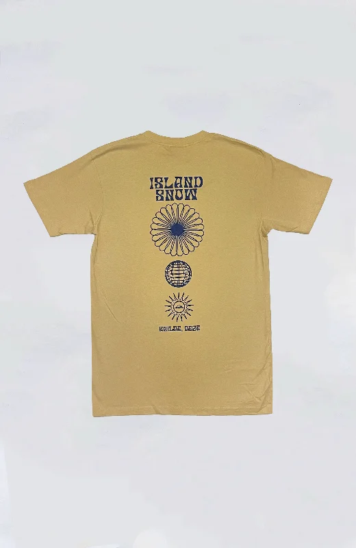 Men's short-sleeve textured logo tee-Island Snow Hawaii - IS Eclipse Heavyweight Tee