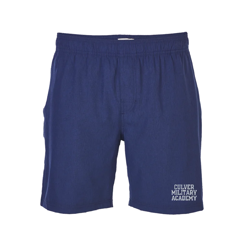 Men's skinny travel trousers-Men Tech Riptide Shorts - Navy