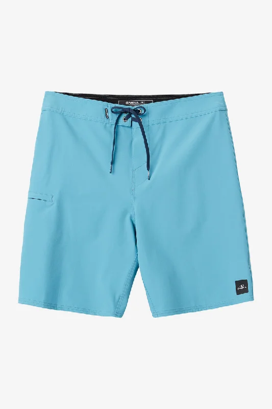 Men's casual corduroy pants-O'Neill Hyperfreak Heat Solid 19 Boardshorts-Blue Fade