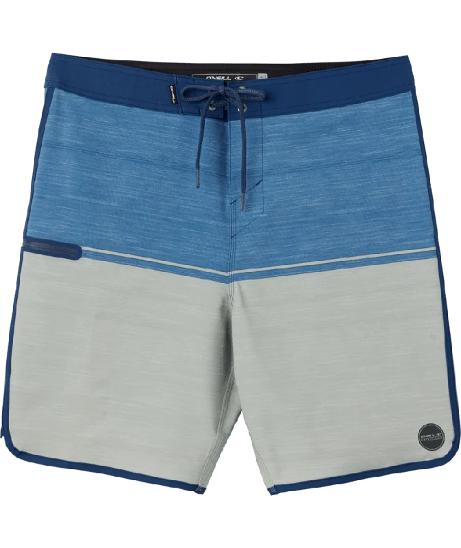 Men's slim ripstop pants-O'Neill Hyperfreak Tech Trvlr Nomad SC 19 Boardshorts-Seagrass