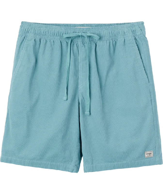 Men's comfy ripstop trousers-O'Neill OG Cord Shorts-Scrub Blue