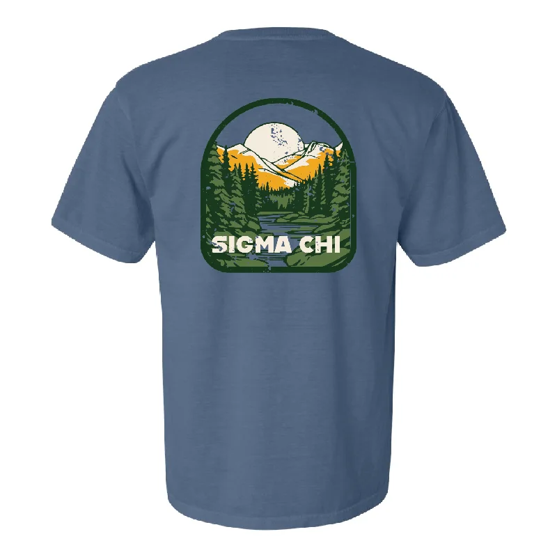 Men's short-sleeve quick-dry graphic top-OUTDOORS COLLECTION: Sigma Chi T-Shirt