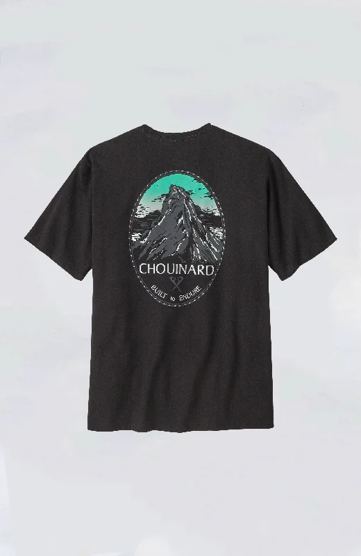 Men's short-sleeve casual neon tee-Patagonia - M's Chouinard Crest Pocket Responsibili-Tee