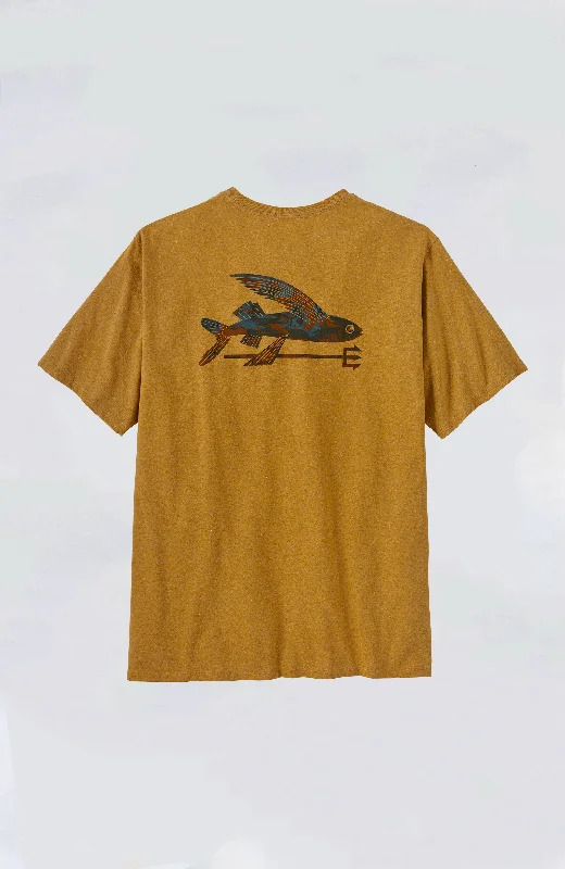 Men's short-sleeve lightweight tie-dye tee-Patagonia - M's Flying Fish Responsibili-Tee