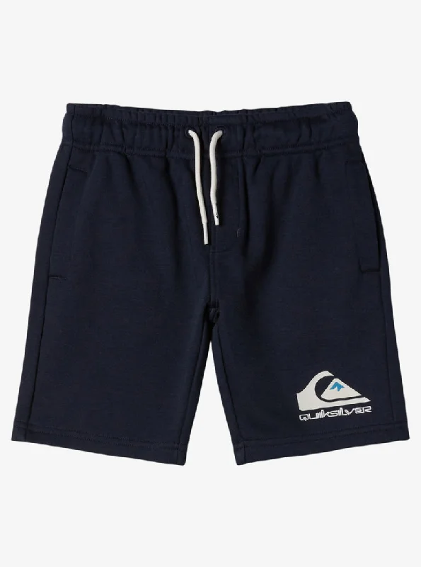 Men's trendy travel pants-Quiksilver Boys Easy Day Jogger Shorts-Dark Navy