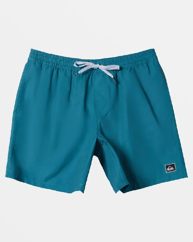 Men's rugged travel pants-Quiksilver Everyday Solid Volley 17 Boardshorts-Colonial Blue