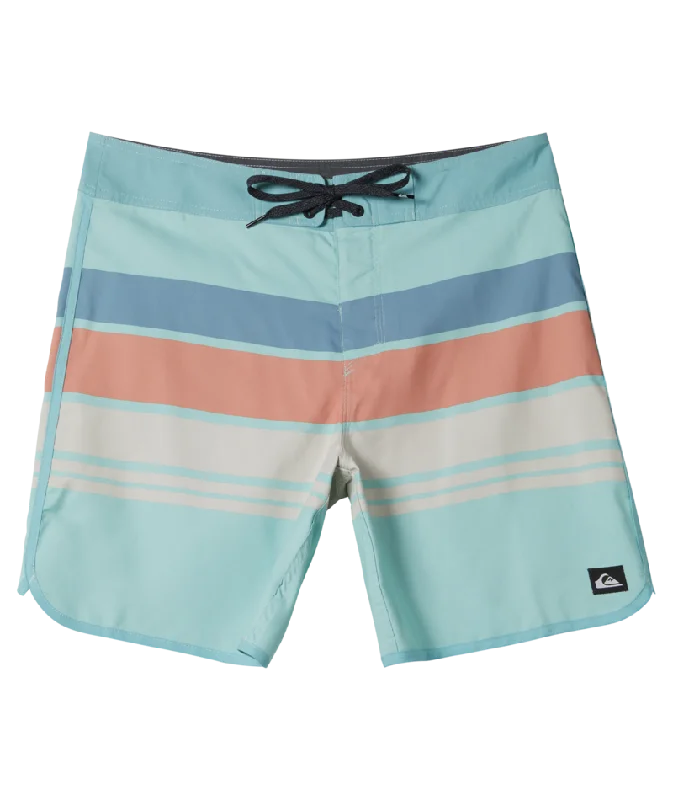 Men's tailored ripstop jeans-Quiksilver Everyday Stripe 19 Boardshorts-Limpet Shell