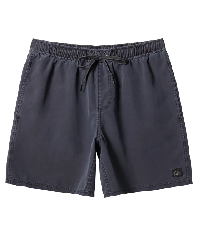 Men's comfy twill jeans-Quiksilver Everyday Surfwash Volley 17 Boardshorts-Black