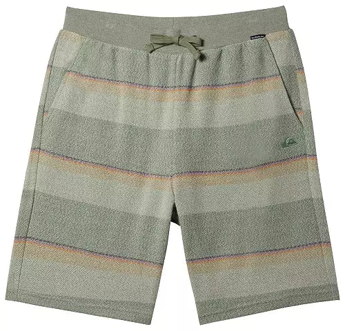 Men's soft corduroy trousers-Quiksilver Great Otway Shorts-Sea Spray