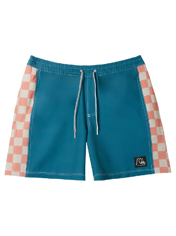 Men's soft jogger jeans-Quiksilver Original Arch Volley 17 Boardshorts-Colonial Blue