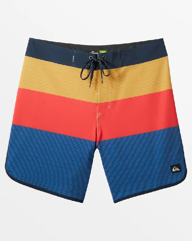 Men's trendy twill joggers-Quiksilver Surfsilk Tijuana 19 Boardshorts-Cayenne