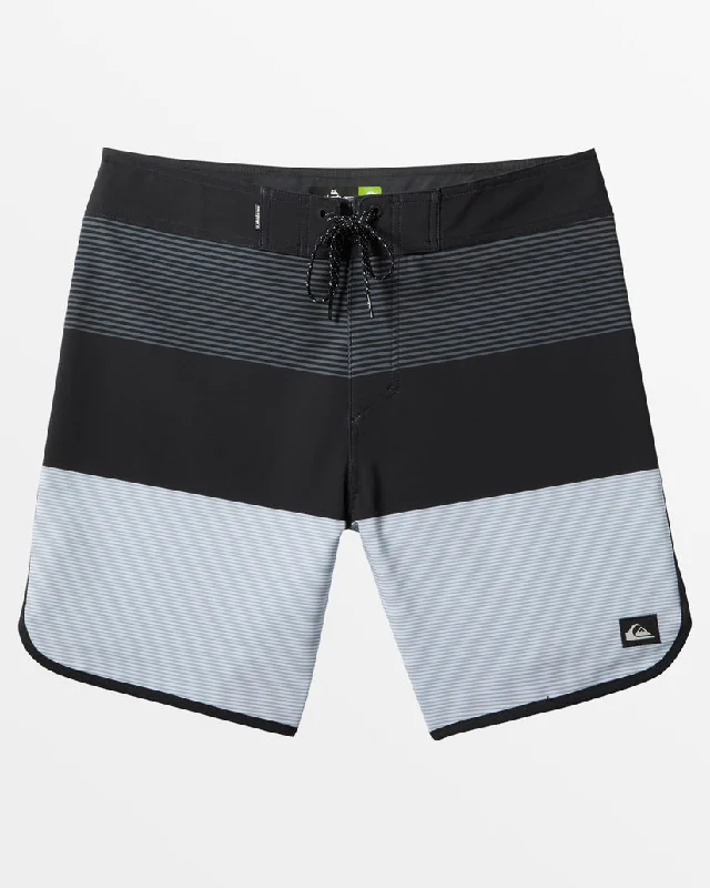 Men's modern twill joggers-Quiksilver Surfsilk Tijuana 19 Boardshorts-Tarmac