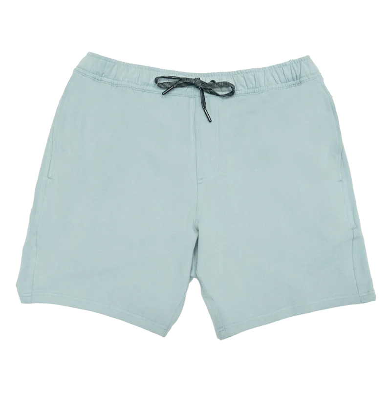 Men's tapered fit linen pants-REAL Nightly Volley Shorts-Fog