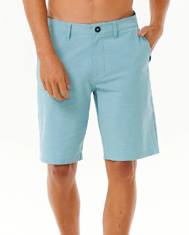 Men's tailored linen pants-Rip Curl Boardwalk Jackson Shorts-Dusty Blue