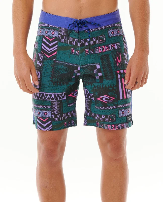 Men's trendy ripstop pants-Rip Curl Mirage Max Quest Boardshorts-Blue Green