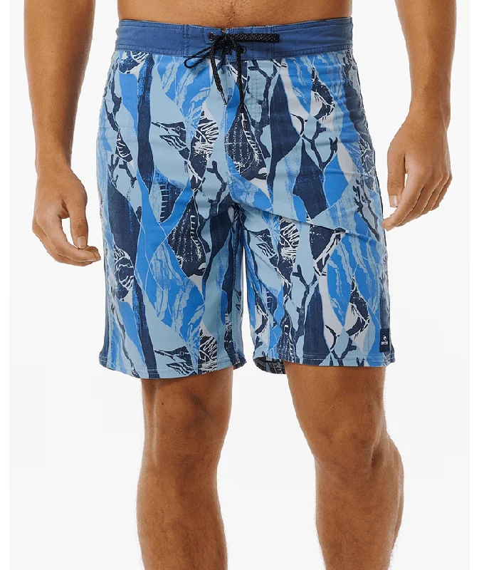 Men's formal ripstop pants-Rip Curl Mirage Rod Lord Boardshorts-Blue Yonder